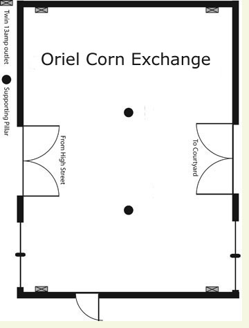 Cyfnewid Oriel Corn yn Neuadd y Dref Aberteifi am y Llogi