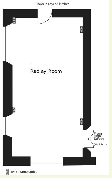 Radley Room For Hire Guildhall Cardigan West Wales